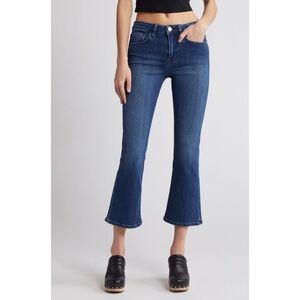 Frame Mid Rise Le Crop Mini Boot Fit Jeans Size 32
